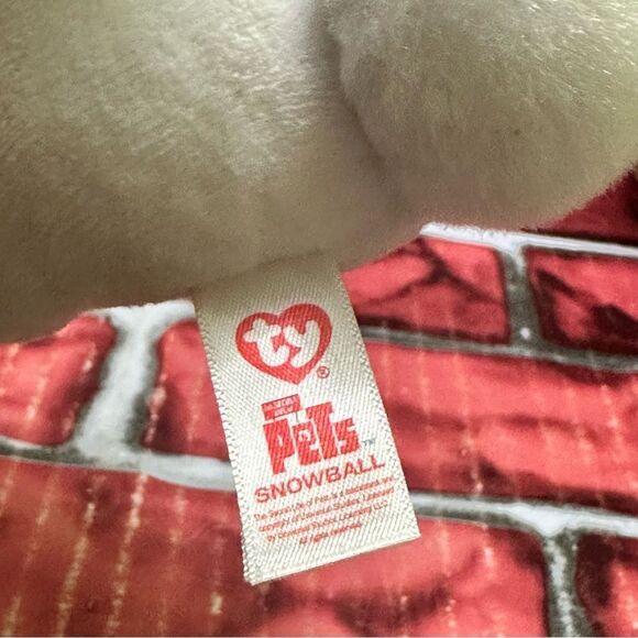 Ty Beanie Babies Snow Ball Rabbit “ The Secret Life Of Pets plush Toy - Picture 4 of 7